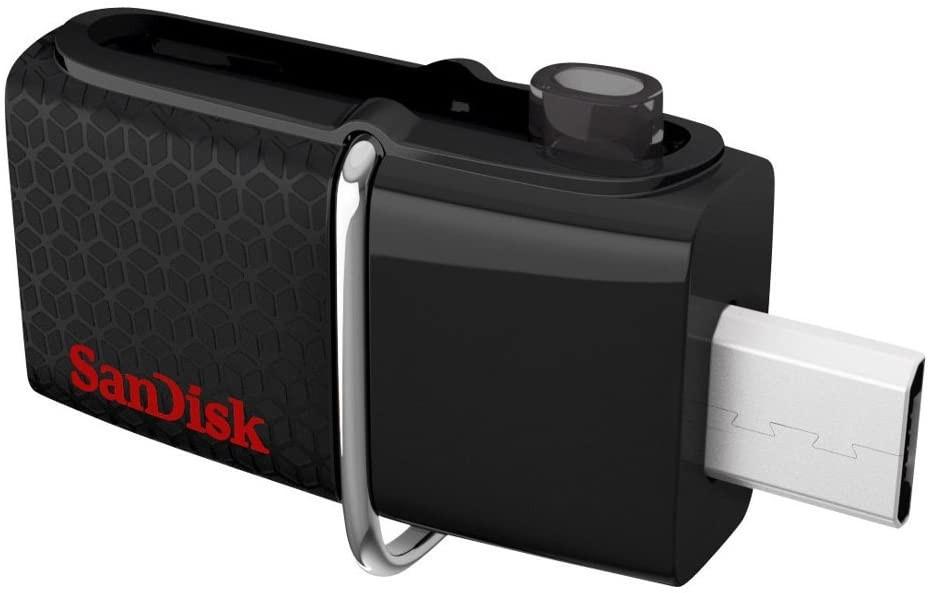 SanDisk 64GB Ultra Dual USB 3.0, micro-USB, OTG- enabled Mobile Disk Drive