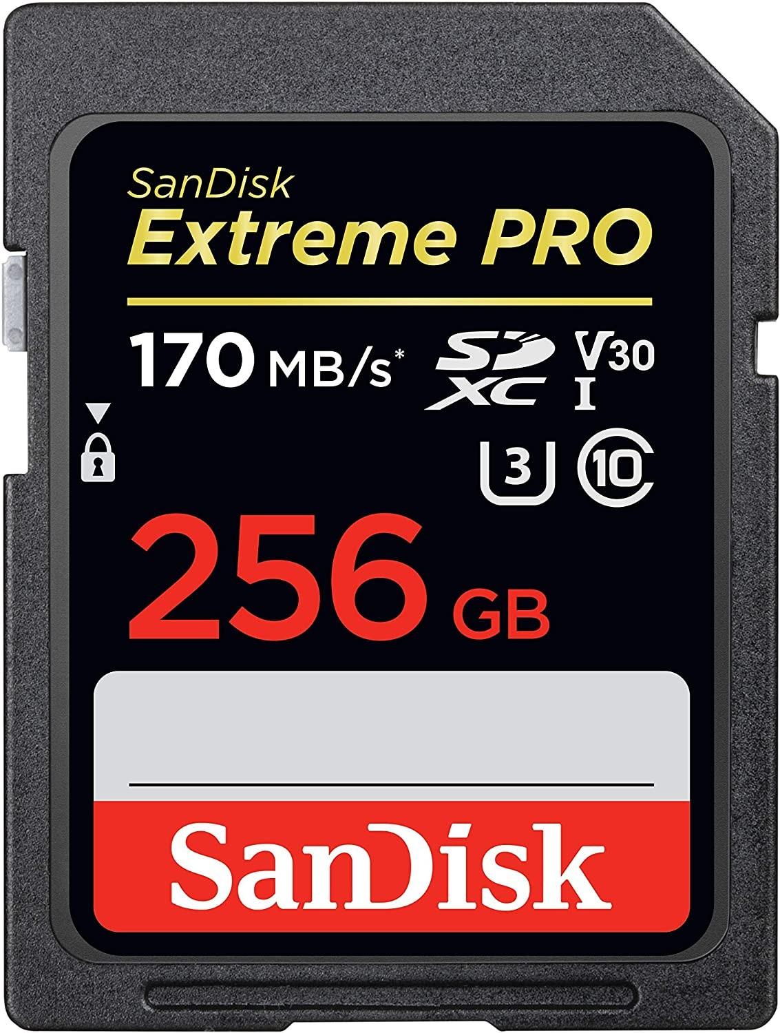 SanDisk 256GB Extreme PRO UHS-I SDXC Memory Card | SDSDXXY-256G-GN4IN