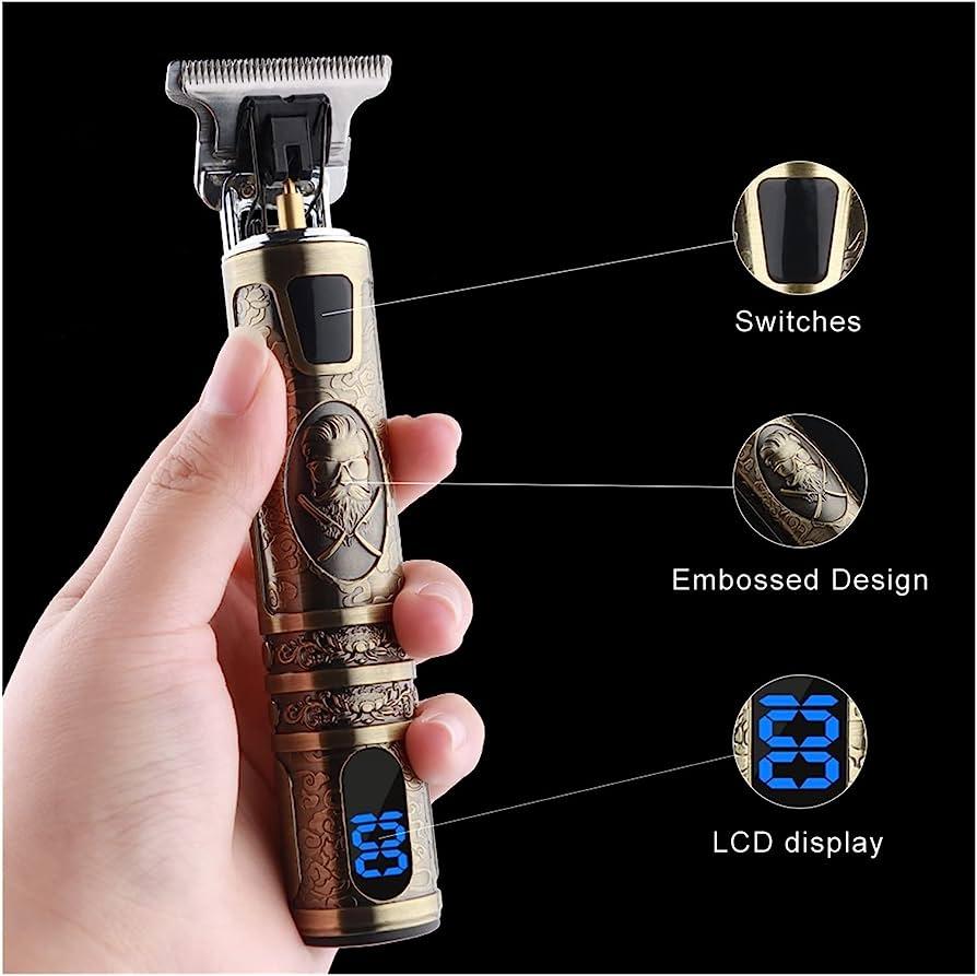 Vintage T9 Electric Trimmer Premium with LCD Display