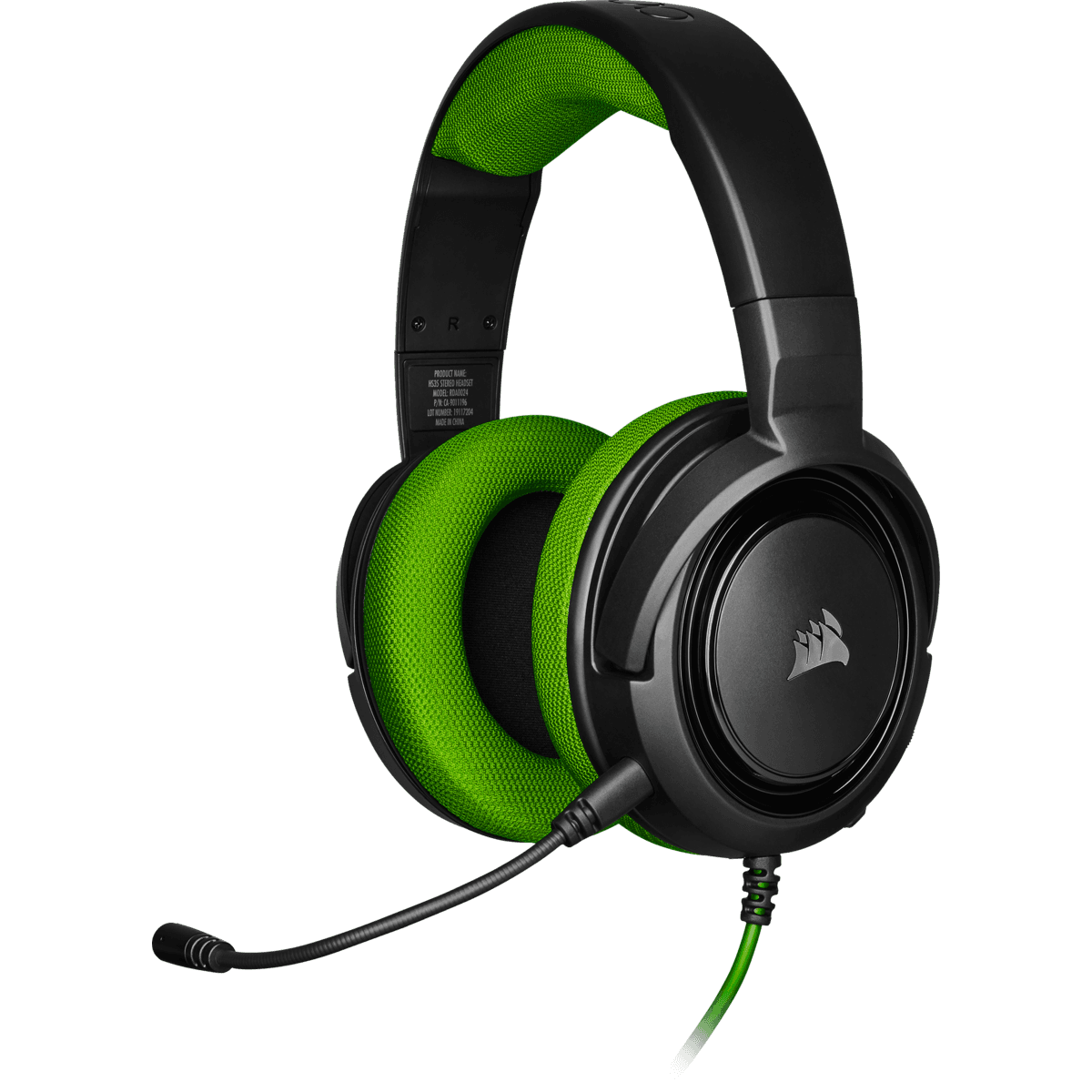 Corsair HS35 Stereo Gaming Headset — Carbon/Blue/Red/Green (AP)