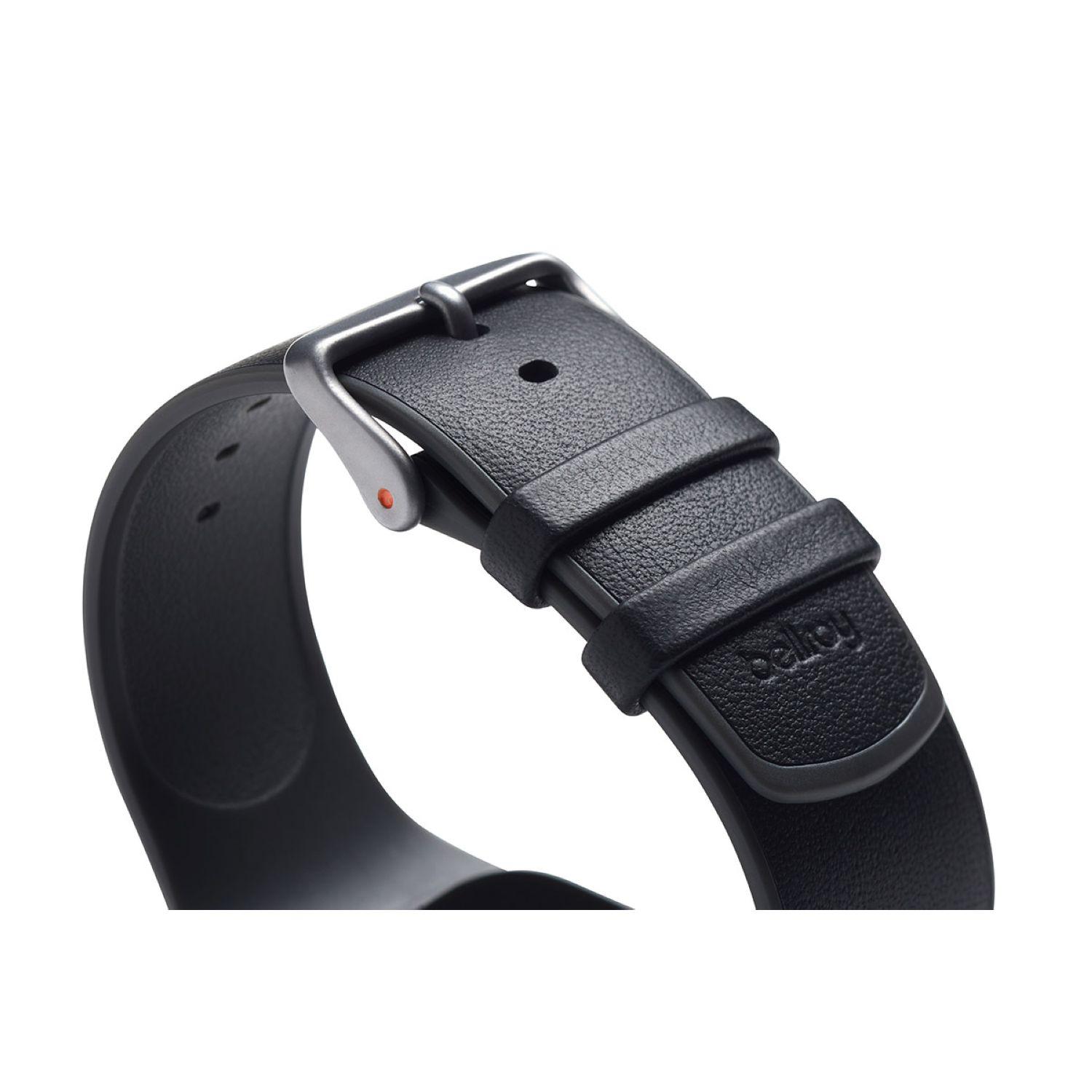 Black Leather 42/45 mm Smartwatch belt