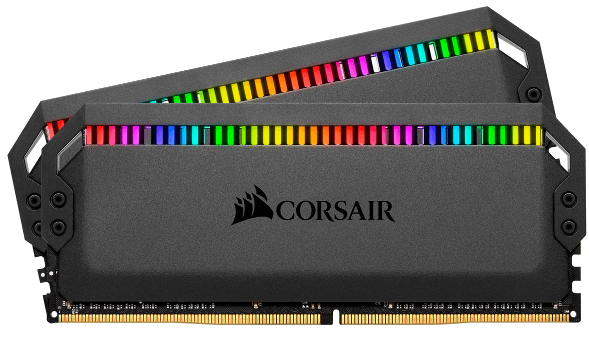 CORSAIR DOMINATOR® PLATINUM RGB 16GB (2 x 8GB) DDR4 DRAM 3200MHz C16 Memory Kit