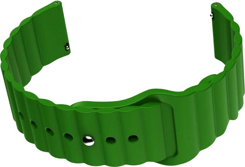 20 mm Green Gripped Smartwatch belt